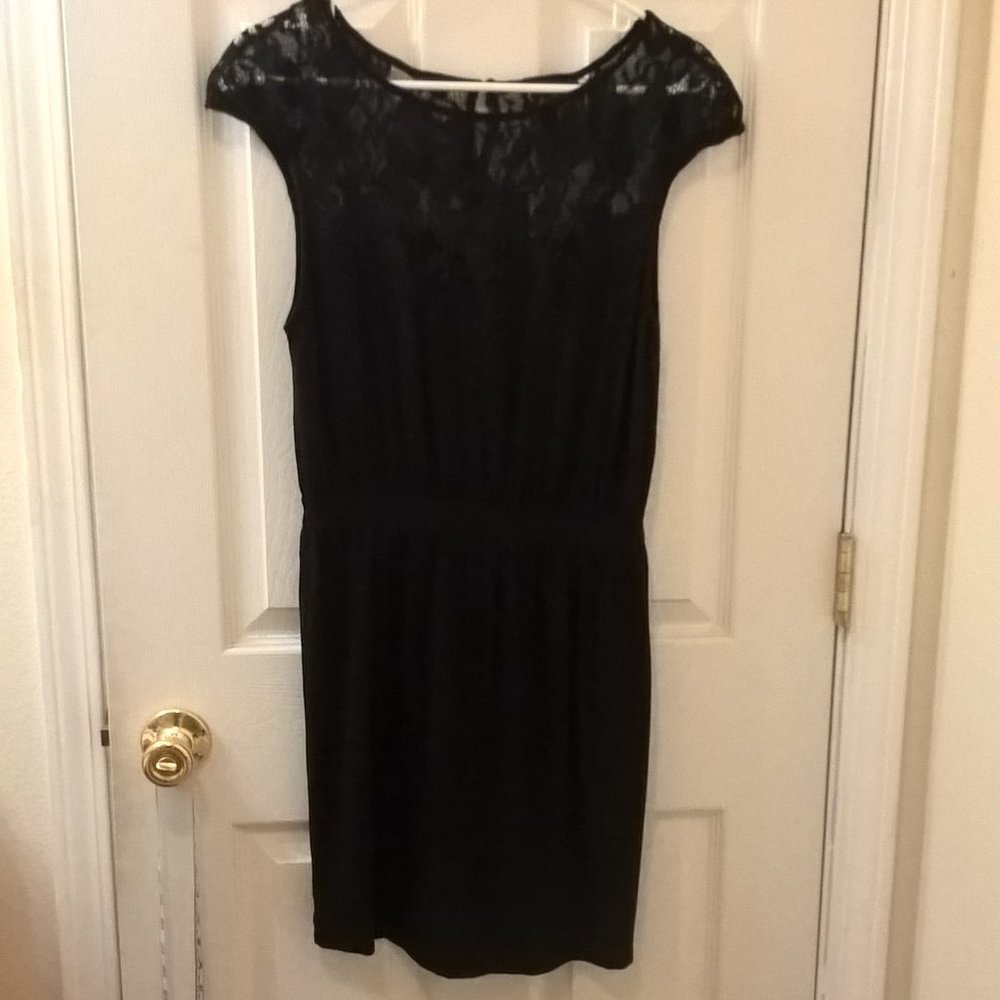 mark. Black Jersey Dress Small